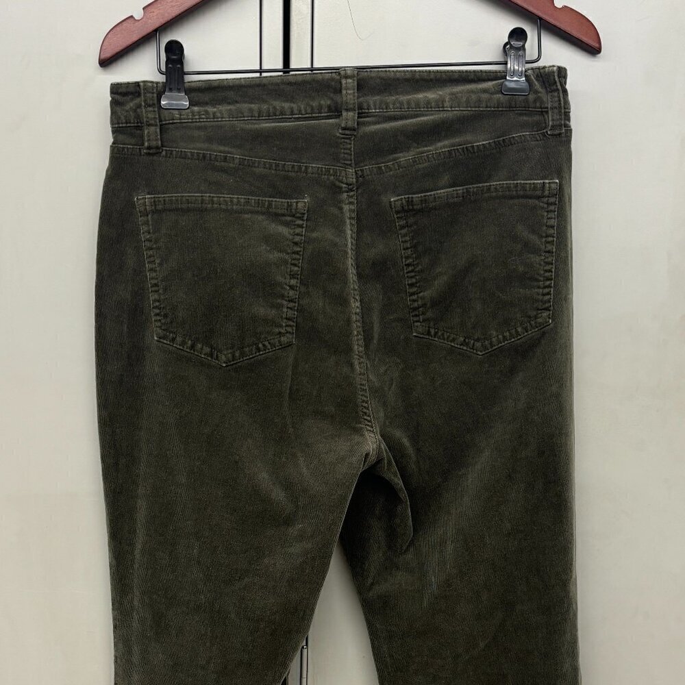 Talbots Grewn Corduroy Curvy Flare Pants Women's Sz 10 Petite Flawless 5 Pocket - Picture 6 of 10